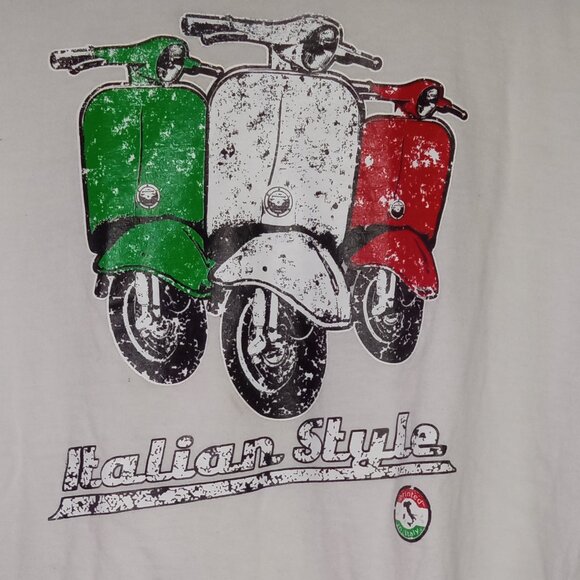 Italian Style White T Shirt - Picture 2 of 6